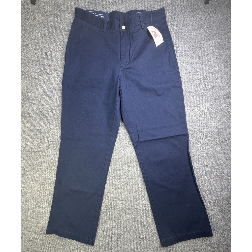 New Vineyard Vines Pants Mens 32x30 Navy Stretch Pant By Shep & Ian $79 MSRP